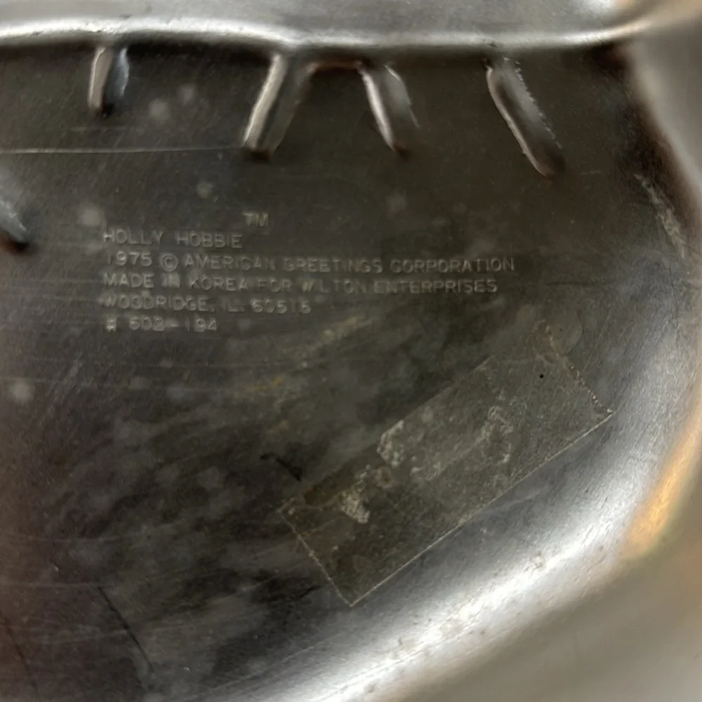 Vintage 1975 Holly Hobbie Wilton Cake‎ Pan with Instructions 1821-7795B